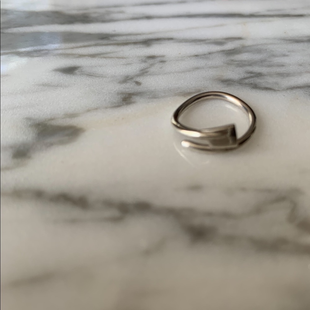 Rubini Jewelers Oar Toe Ring Sterling Silver - Picture 2 of 4